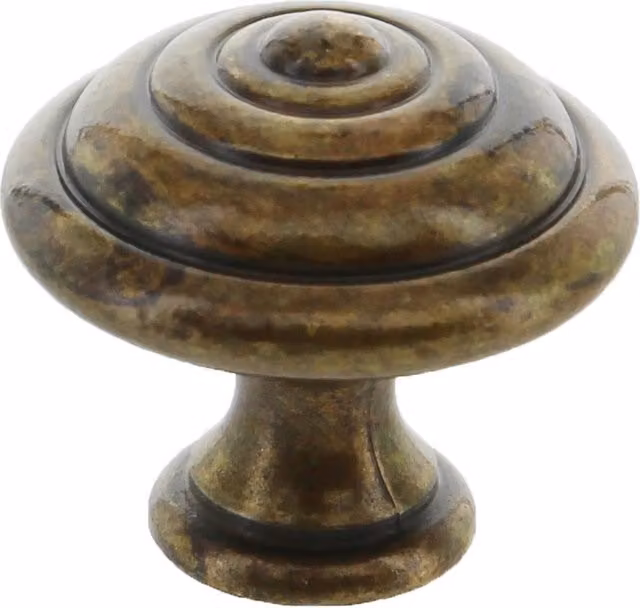 Set di 50 pomoli Zama 24499 in ottone antico, diametro 30 mm
