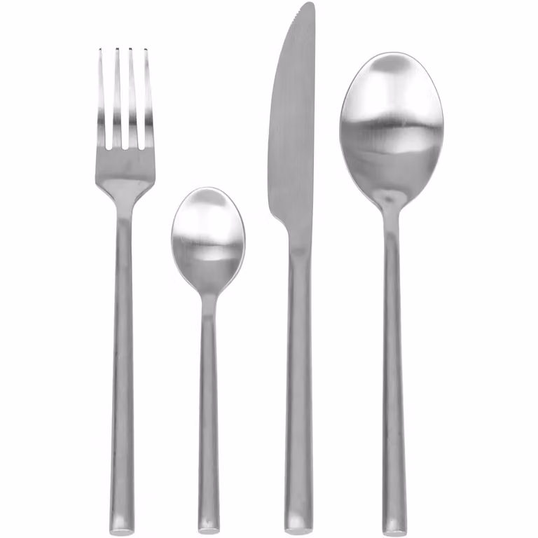 Servizio posate Dakotah Gusto Casa in acciaio inox satinato argento, 24 pezzi