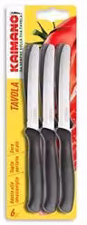 Set di 6 coltelli da bistecca Victorinox in colore nero con impugnatura in plastica