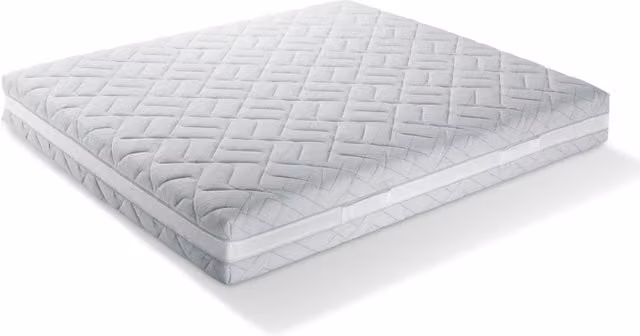 Materasso Ibrido DaunenStep Classic con Molle Indipendenti, Memory Foam e Rivestimento Removibile, Bianco