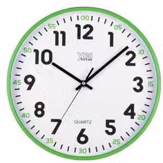 Orologio da parete analogico Lowell Verde 00720YV Diametro: 30 cm