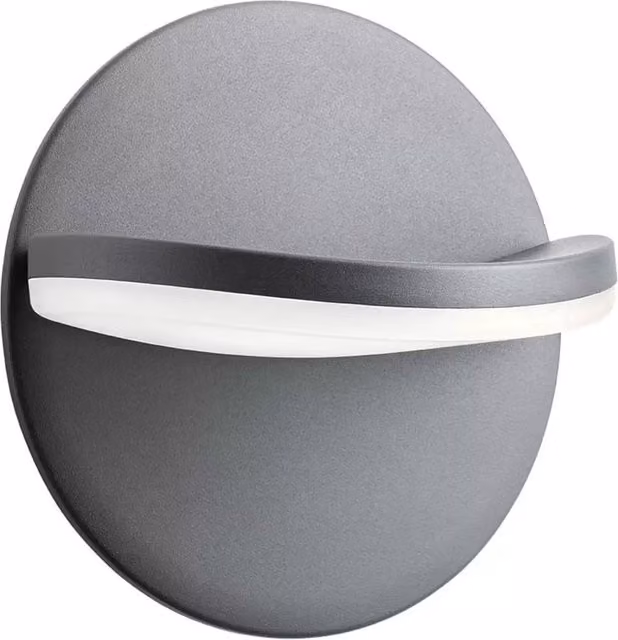 Applique da esterno LED Gimbal Redo Group, orientabile, bianca o grigia
