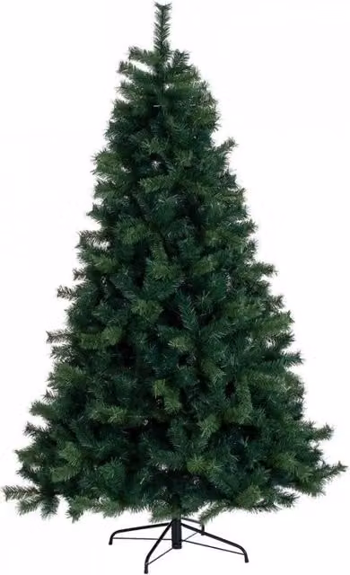 Albero di Natale Artificiale Giordanoshop Verde con 1145 Rami, Altezza: 210 cm