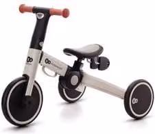 Triciclo trasformabile 3 in 1 Kinderkraft 4TRIKE Grigio Argento L: 69 cm, P: 44,5 cm