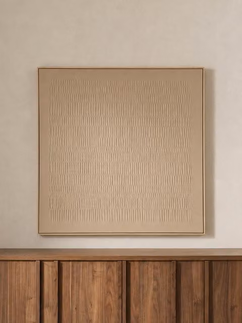 Quadro astratto minimalista Calm beige Kenay Home