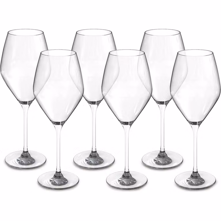 Set di 6 calici per vino rosso Gusto Casa Linea Degustazione in vetro trasparente da 470 ml