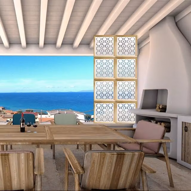 Moduli Decorativi PINCERS Signorbit in Legno e PVC, Colore Bianco, L/P/H: 98 x 98 x 98 cm