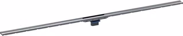 Canalina di scarico lineare Geberit Cleanline 80 in acciaio inox spazzolato con griglia per doccia e scarico a pavimento