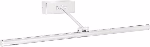 Applique da bagno LED SAYA Rossini Group in metallo bianco, IP44, 12W, 3000K, 950lm, ideale per specchi e quadri