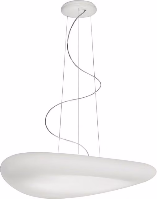 Lampada a sospensione Stilnovo Mr Magoo bianca con tecnologia LED dimmabile