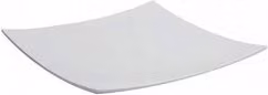 Piatto da portata in melamina Luna EFAY di Ilsa, colore bianco avorio, L/P/H: 35 x 35 x 4 cm