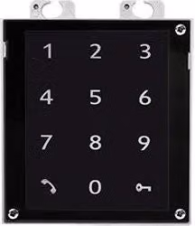 Modulo tastiera touch capacitiva per controllo accessi Helios IP Verso 2N colore Nero con protezione IP65 e IK08