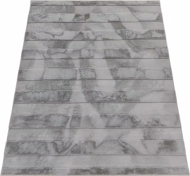Tappeto in pelliccia sintetica Arnia grigio L: 80 cm, P: 150 cm