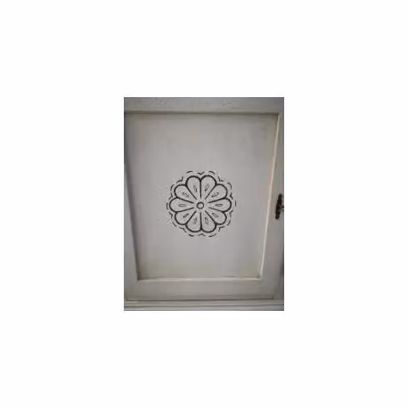 Armadio a 2 ante in legno stile shabby chic bianco invecchiato Mobili 2G L/P/H: 125 x 61 x 200 cm