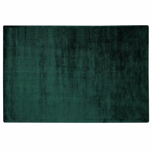 Tappeto Beliani Verde in Viscosa, Stile Moderno, Hand Tufted, L: 160 cm x P: 230 cm