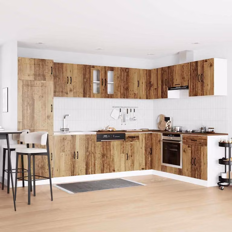 Mobile da cucina vidaXL Kalmar in legno vecchio marrone L 80 cm, P 46 cm, H 81,5 cm