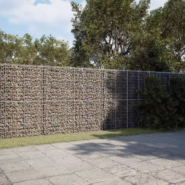 Cesto Gabbione Videx in Acciaio Zincato Colore Argento L/P/H: 850 x 100 x 200 cm