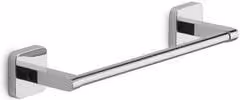 Porta asciugamani dritto Gedy argento in metallo da parete L: 30 cm