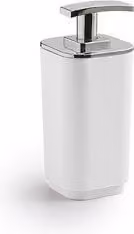 Dosapone da appoggio Gedy Seventy in ceramica bianco L: 6,5 cm, P: 7,1 cm, H: 16 cm
