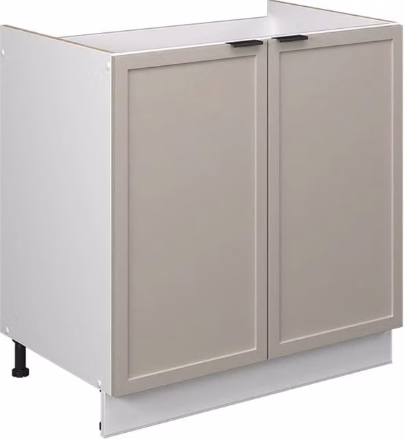 Mobile lavello cucina Fame-Line Vicco Grigio Beige Bianco L: 80 cm
