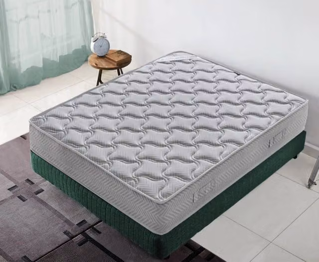 Materasso Matrimoniale MaterassieDoghe in Cold Foam, Antibatterico e Reversibile, L/P/H: 160 x 190 x 20 cm, Grigio