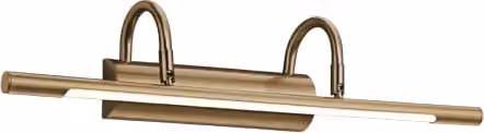 Applique a Parete LED Trio Leuchten Cuadro GD Trio in Metallo Oro/Ottone