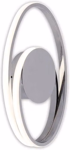 Applique LED LÚZETE ALETHIA 24W 4000K Cromata per Parete