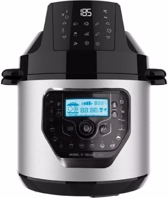 Pentola programmabile Cecotec Gm H Deluxe Fry in acciaio inossidabile color argento con timer