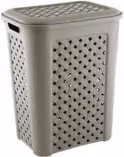 Porta biancheria in plastica Tontarelli ARIANNA colore beige capacità 50 l