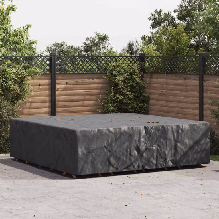 Copertura per mobili vidaXL impermeabile in tessuto Oxford Nero L: 260 cm, P: 260 cm, H: 70 cm