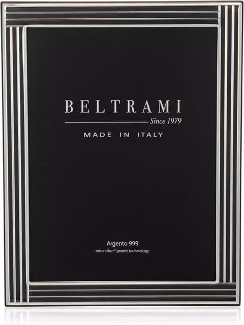 Portafoto singolo Beltrami Miro Silver in metallo color argento per foto 13x18 cm