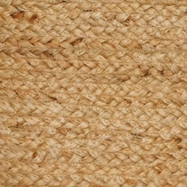 Tappeto rettangolare in juta beige con design astratto boho per soggiorno L: 205 cm x P: 305 cm