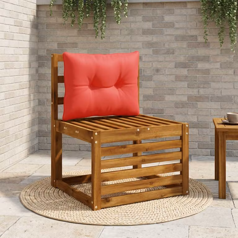Cuscino per schienale vidaXL PUTTEN rosso in 100% poliestere