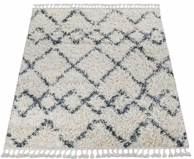 Tappeto a pelo alto Nadori beige stile marocchino moderno L: 120 cm, P: 170 cm