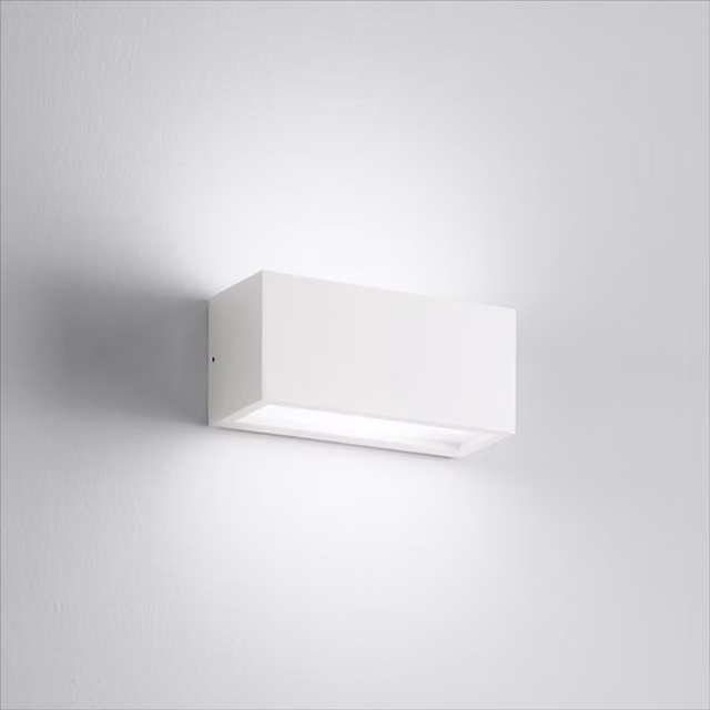 Applique da esterno Isy EST Metrò con tecnologia LED e illuminazione up/down, disponibile in bianco, nero o marrone