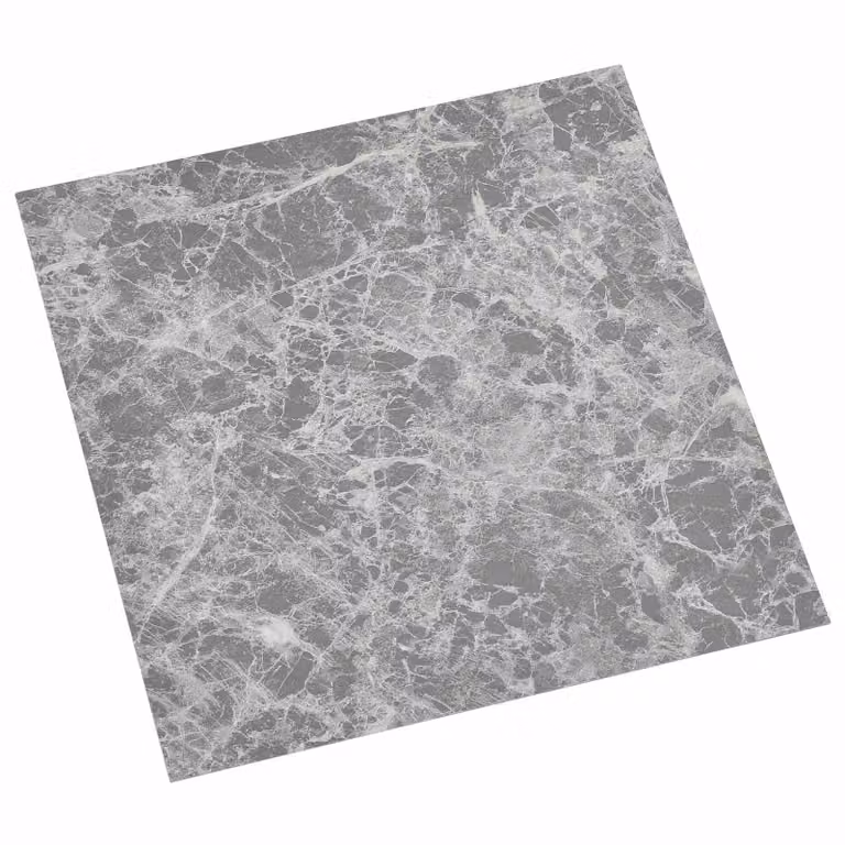 Plance per pavimentazione autoadesive vidaXL effetto legno in plastica, Grigio e Bianco, L: 30,5 cm, P: 30,5 cm, H: 0,5 cm
