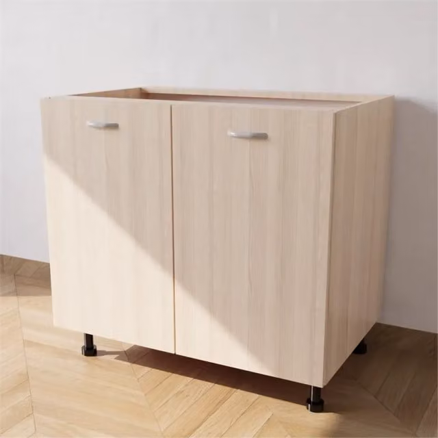 Calandrelli Base Lavello Moderno in Rovere con 2 Ante, L: 80 cm, P: 55,5 cm, H: 72 cm