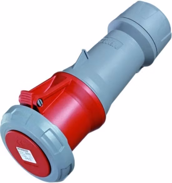 Presa industriale Mennekes PowerTOP Plus 125A 5P 6H 400V a scoperto - Rosso