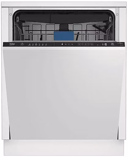 Lavastoviglie a scomparsa totale Beko BDIN37530, 15 coperti, Classe D, 44 dB, L/P/H: 59,8 x 55 x 81,8 cm