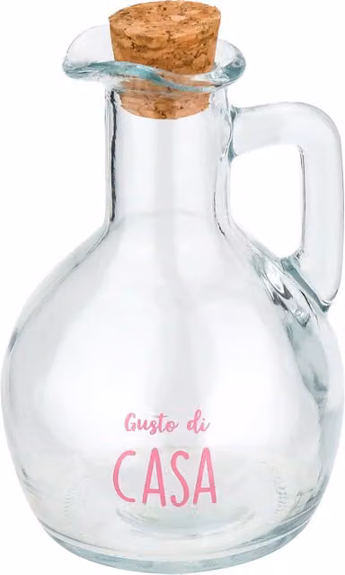 Oliera in vetro trasparente Gusto di casa Color Bloom Bormioli Rocco, 180 ml