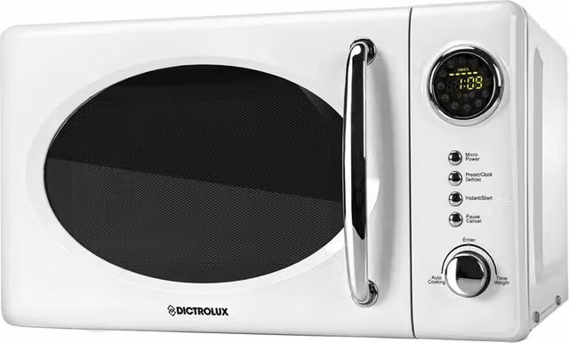 Forno Microonde Digitale Trade Shop Traesio con Grill, 20 Litri, 700 Watt, Bianco