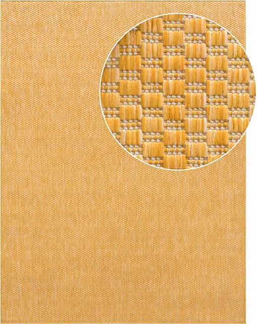Tappeto Venezia giallo per interni ed esterni L: 340 cm, P: 240 cm