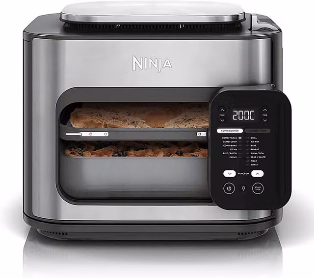 Fornetto elettrico Ninja Combi Cooker SFP700EU color argento con funzione vapore e aria calda, capacità 12,5 l