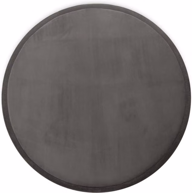 Tappeto rotondo lavabile per bambini Atami colore antracite Diametro: 80 cm