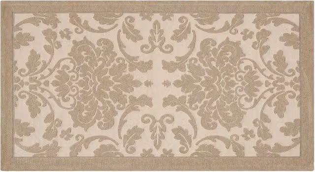 Tappeto per camera e salotto antiscivolo con disegno geometrico greco Suardi, colore beige, L: 175 cm x P: 240 cm