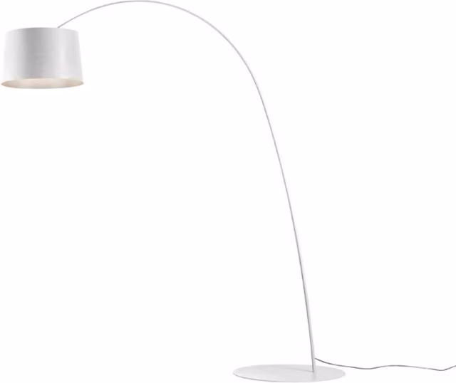 Lampada da terra Foscarini Twiggy bianca con tecnologia LED dimmabile e controllo Casambi/Bluetooth