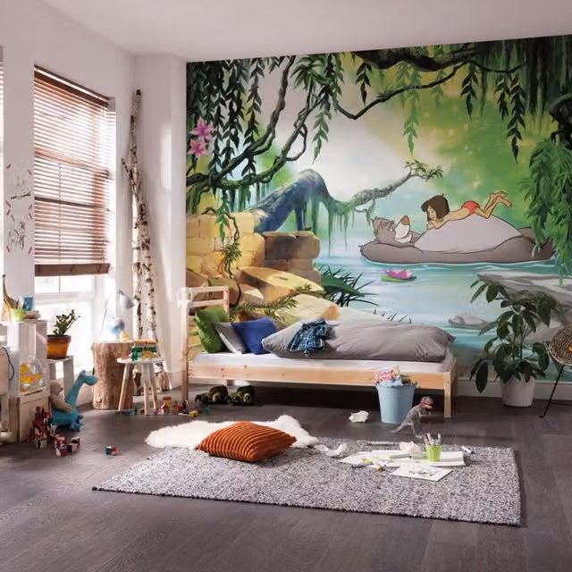 Fotomurale KOMAR Jungle Book Multicolore L: 368 cm, H: 254 cm