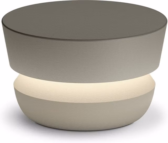 Vibia Dots 4700/02 Lampada da terra LED per esterno in pietra verde o grigia con luce up/down e luce bianca calda