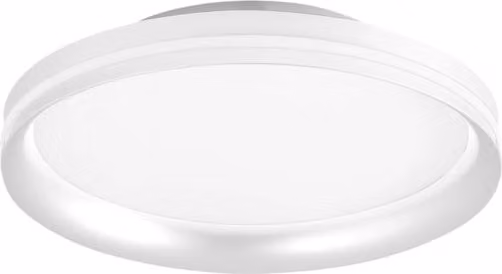 Isy Fabas Luce Applique da soffitto moderna in alluminio con LED integrato da 42W, colore bianco, IP20