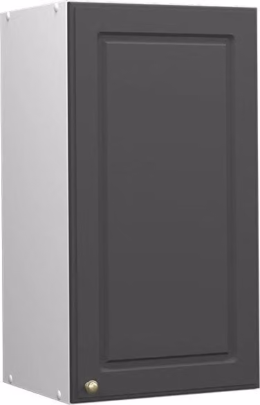 Pensile da cucina Vicco Fame-Line moderno in MDF, colore antracite, oro e bianco, L: 40 cm